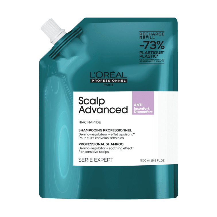 Scalp Advanced Anti-Discomfort Shampoo Refill Pouch - 500 mL