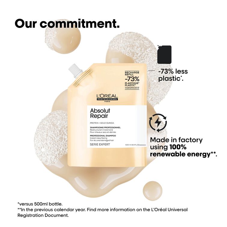 Absolut Repair Shampoo Refill Kit - 500 mL - Image 2