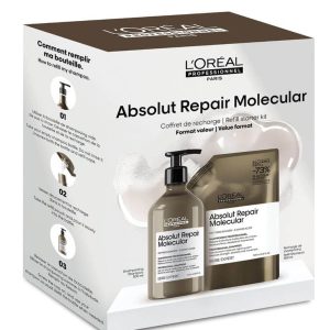Absolut Repair Molecular Shampoo Refill Kit - 500 mL