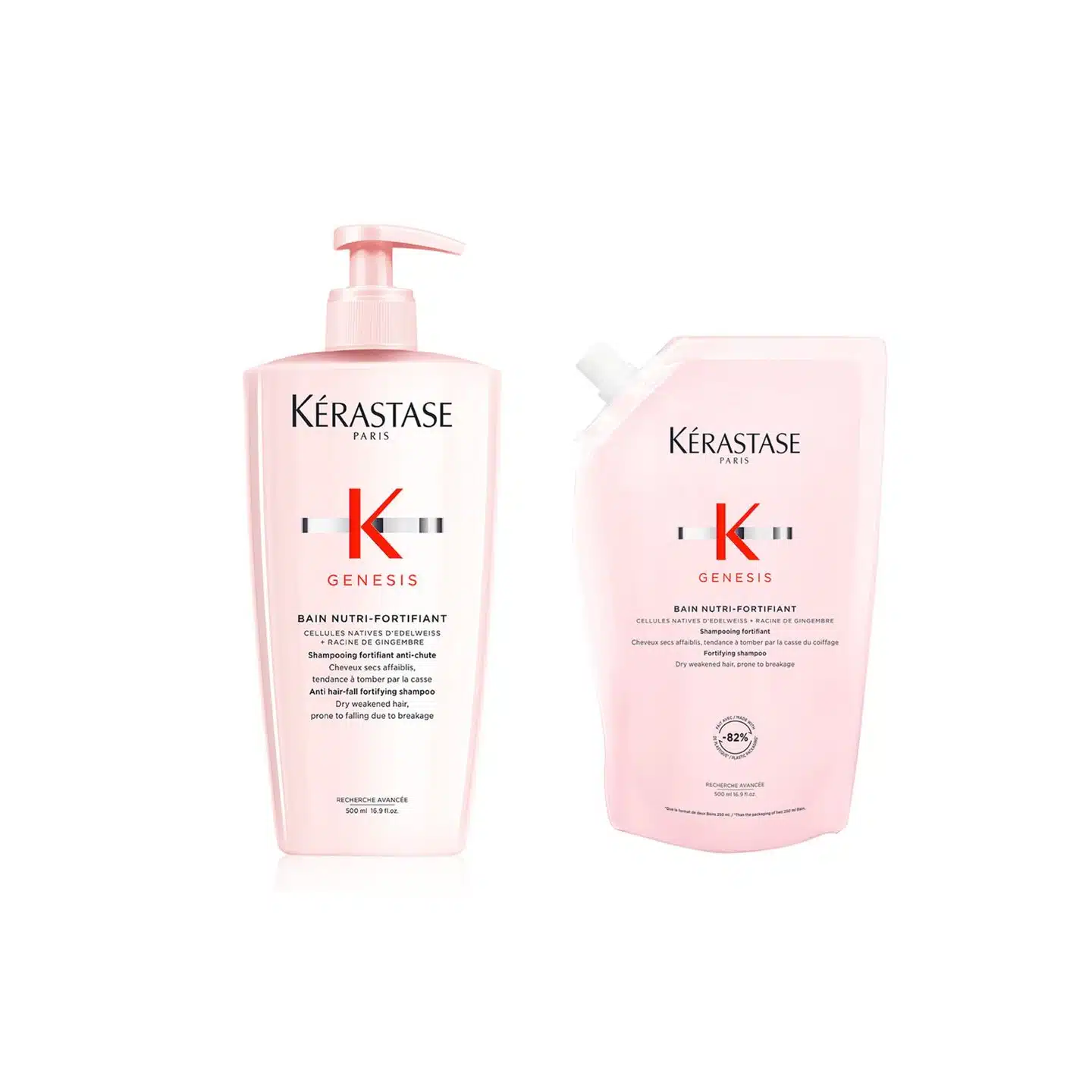 Kerastase Genesis Bain Nutri Fortifant Refill 500 mL + 500 mL Pouch Duo